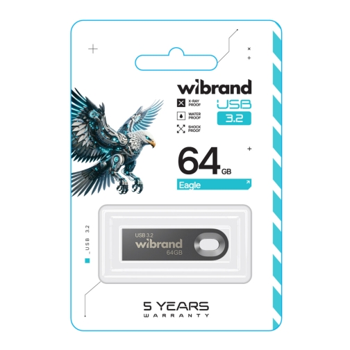 Купити USB флеш-накопичувач 3.2 Wibrand 64gb Eagle Gen1