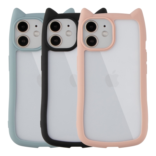 Купить Чехол TPU+PC Cat Ears Case для iPhone 12/12 Pro