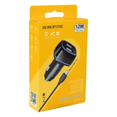 Купить Авто Зарядное Устройство Borofone BZ14 Micro 2USB 2.4A