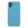 Купити Чохол Silicone Case Full Size with Frame для iPhone 12 24.Azure