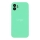 Купити Чохол Silicone Case Full Size with Frame для iPhone 12 47.Spearmint