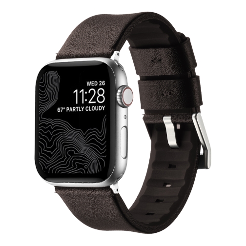 Купити Ремінець для Apple Watch Leather+Silicone 38/40/41 mm, 6