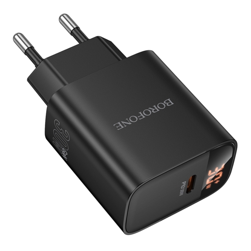 Купить Сетевое Зарядное Устройство Borofone BA97A 1USB-C PD/QC 30W Led Display, 3