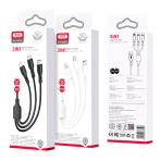 Купити Кабель XO NB230 Rock Series 3A 3in1, 2