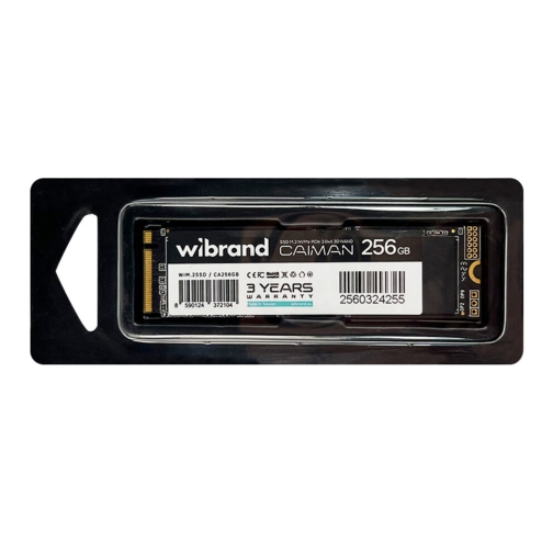 Купить SSD M.2 Диск Wibrand Caiman 256GB NVMe 2280 PCIe 3.0 3D NAND