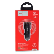 Купити Автомобільний Зарядний Пристрій Hoco NZ3 Dual Port PD QC 3.0 40W Купити Автомобільний Зарядний Пристрій Hoco NZ3 Dual Port PD QC 3.0 40W