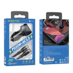 Купити Автомобільний Зарядний Пристрій Borofone BZ14A PD20W+QC3.0 Type-C to Lightning 3A