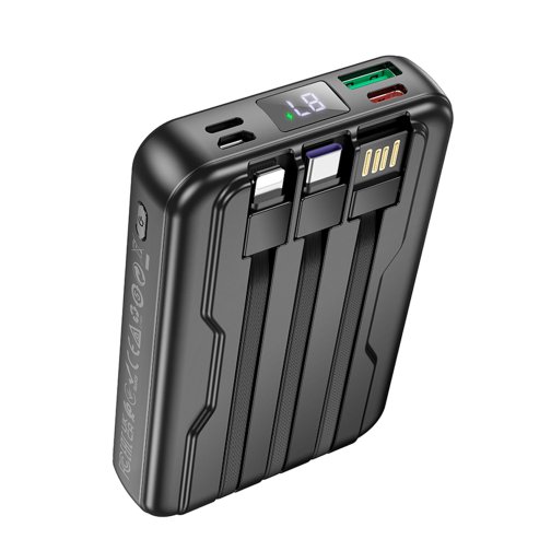 Купить Power Bank Hoco DB59 Guardian 22.5W+PD20W magnetic 15W with display and cable 10000mAh, 7