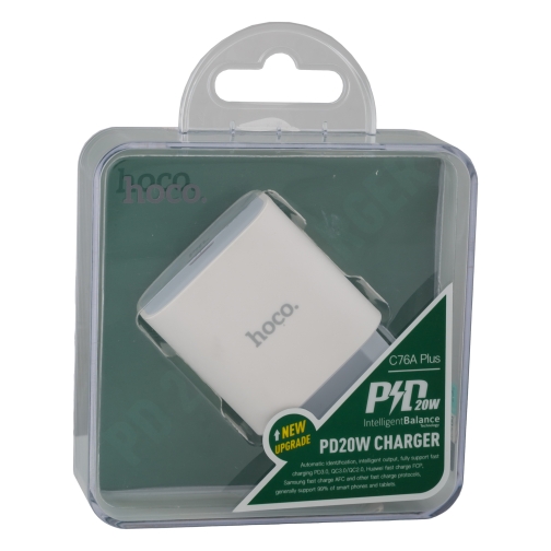 Купити Мережевий Зарядний Пристрій Hoco C76A Plus PD 20W 3A, 2