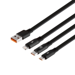 Купить USB Baseus USB to M+L+C 1.2m 66W CAMLC-M