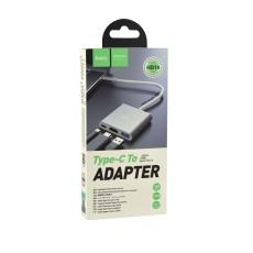 Купити Перехідник Hoco HB14 Type-C to USB3.0+HDMI+PD