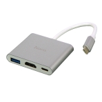 Купити Перехідник Hoco HB14 Type-C to USB3.0+HDMI+PD, 2