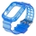Купити Ремінець для Apple Watch Band Color Transparent + Protect Case 44mm Blue