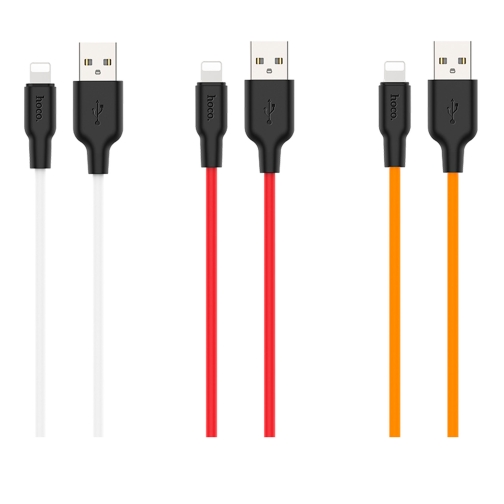 Купити Кабель USB Hoco X21 Plus Silicone Lightning