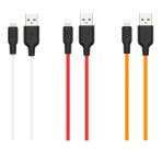 Купити Кабель USB Hoco X21 Plus Silicone Lightning