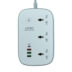 Купить Сетевой Удлинитель LDNIO SCW3451 3 ports/PD/3USB/1QC3.0/1Type-C/WiFi