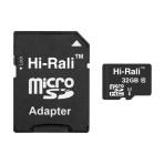 Купити Карта Пам'яті  Hi-Rali MicroSDHC 32gb UHS-3 10 Class & Adapter, 2