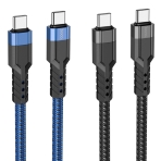 Купити Кабель USB Hoco U110 60W Type-C to Type-C 1.2m