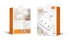 Купити Мережевий Подовжувач LDNIO SC2413 2 universal ports/1PD/1QC/2 auto ID