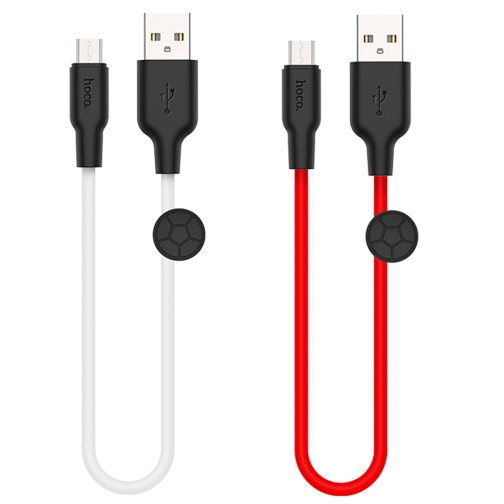 Купити Кабель USB Hoco X21 Plus Silicone Micro 0.25m
