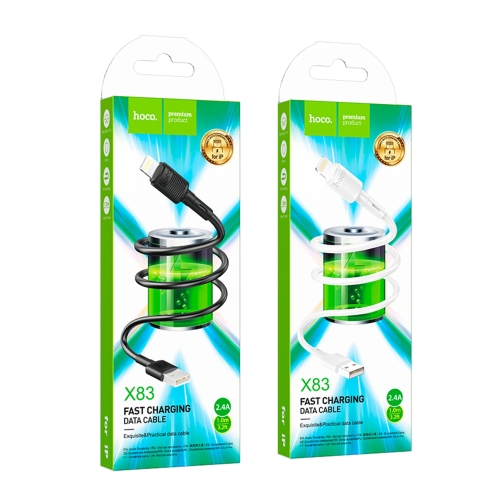 Купити Кабель USB Hoco X83 Lightning, 2