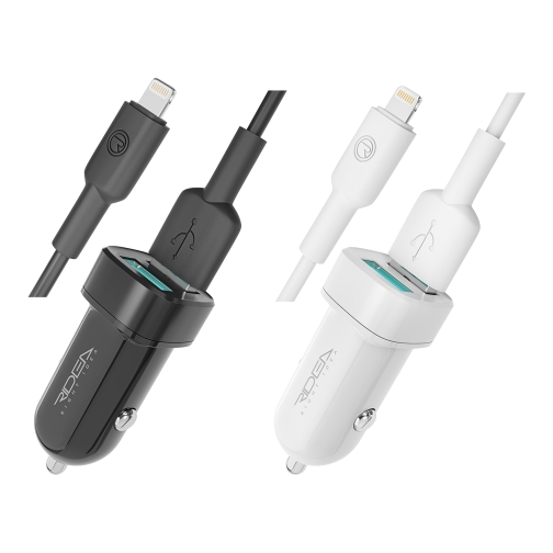 Купити Автомобільний Зарядний Пристрій Ridea RCC-21312 Grand Lightning 2USB 2.4 A