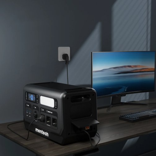 Купить Power Station Mentech BP2200 Balcony, 2200W, 2048Wh, LiFePo4, 6
