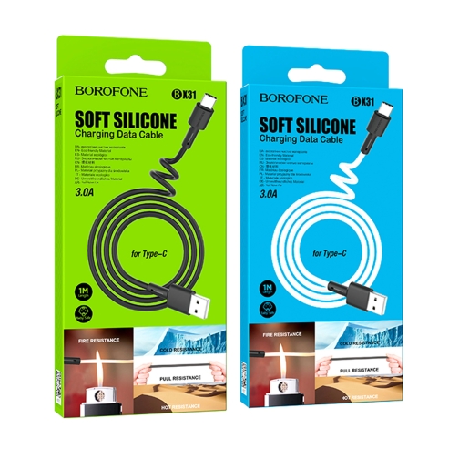 Купить USB Borofone BX31 Silicone Type-C, 2