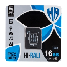 Купить Карта Памяти Hi-Rali MicroSDHC 16gb UHS-1 10 Class & Adapter Купить Карта Памяти Hi-Rali MicroSDHC 16gb UHS-1 10 Class & Adapter