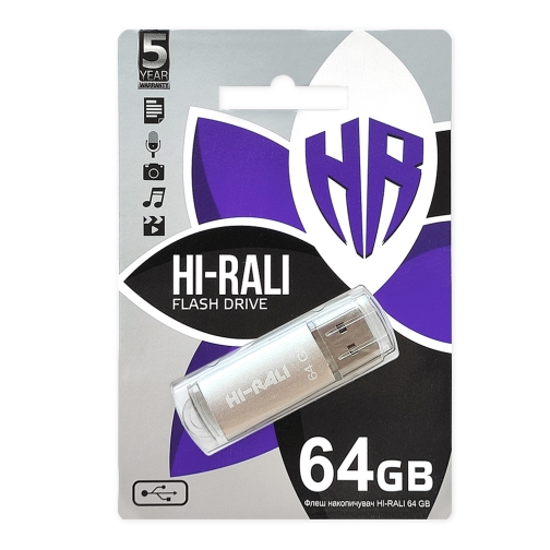 Купити USB флеш-накопичувач Hi-Rali Rocket 64gb