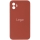 Купити Чохол Silicone Case Square Full Camera для iPhone 11 14.Red
