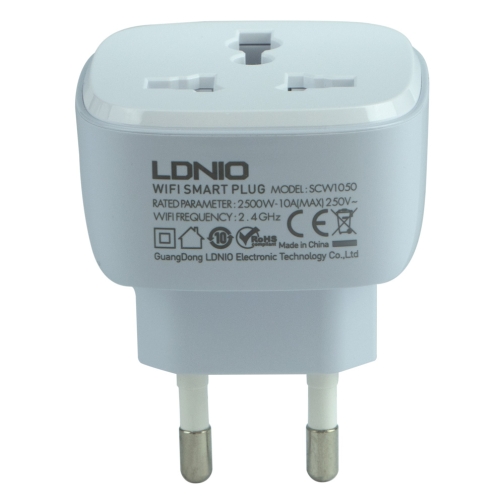 Купити Смарт Розетка WiFI Smart Power Plug LDNIO SCW1050, 3