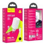 Купить Сетевое Зарядное Устройство Hoco N23 GAN Starlight PD45W Type-C to Lightning, 3