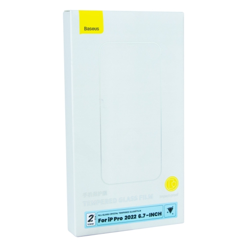 Купити Захисне скло Baseus Crystal 0.3 mm для iPhone 13 Pro Max/14 Plus (2 шт) SGBL100202