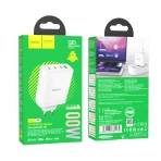 Купить Сетевое Зарядное Устройство Hoco N31 Leader GAN PD 100W/QC 22.5W