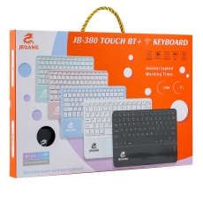 Купити Клавіатура  бездротова JEQANG JB-380 bluetooth charging and lighting touch keyboard