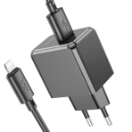 Купить Сетевое Зарядное Устройство Hoco CS11A 1USB 2.1A+USB to Lightning, 4