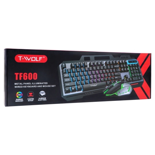 Купить Клавиатура и Мышь TWolf TF600, 2