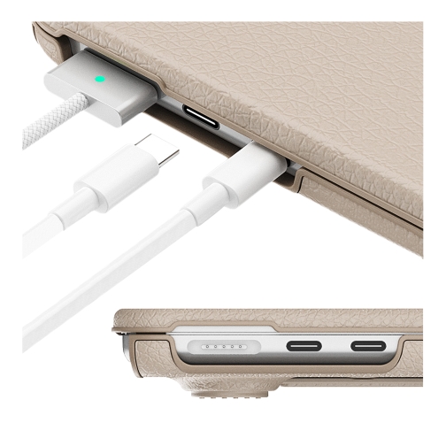 Купити Накладка PC+PU AMO-PU for MacBook Pro 13" 2018/2020/2022 （A2338/A2289/A2251/A1989), 9