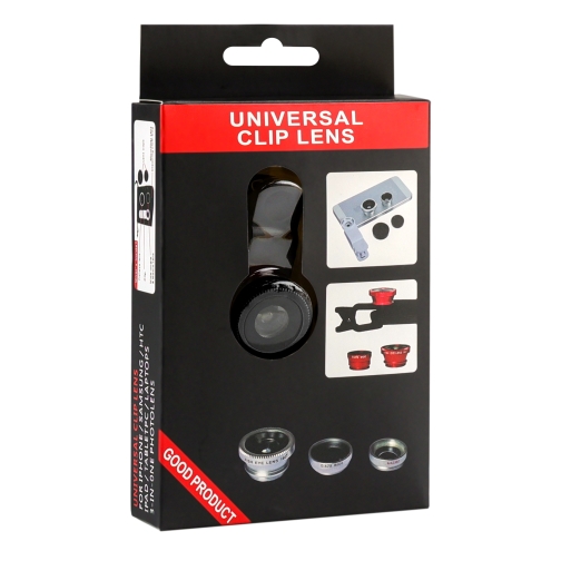 Купити Об'єктив-Лінза Для Телефону Риб'яче Око 3 in1, 6