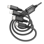 Купить USB Hoco X76 4-in-1 IP+2Type-C+Micro 2A, 3