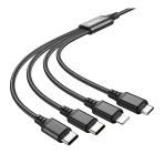 Купить USB Hoco X76 4-in-1 IP+2Type-C+Micro 2A, 4