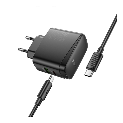 Купити Мережевий Зарядний Пристрій Hoco CS63A 1USB/1USB-C PD65W/QC GAN+Type-C to Type-C, 4