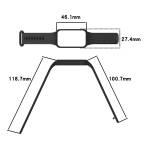 Купити Ремінець для Xiaomi Mi Band 9 Active Original Design, 18