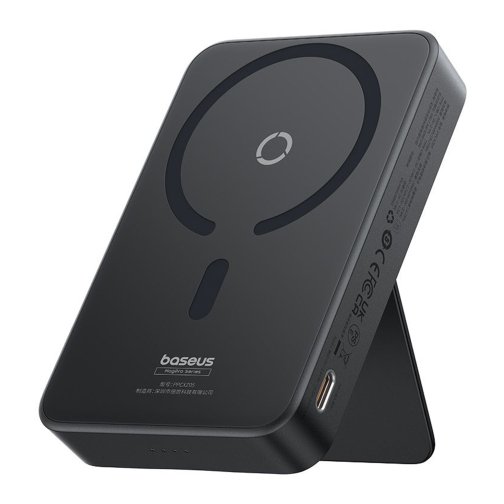 Купити Універсальна Мобільна Батарея Power Bank Baseus MagPro Magnetic Bracket Wireless Fast Charge 20W 5000 mAh (P10064101xxx-xx), 4