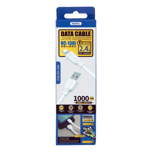 Купити Кабель USB Remax RC-138i Lightning, 2