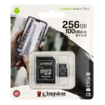 Купить Карта Памяти Kingston Canvas Select Plus microSDXC (UHS-1) 256gb 10 Class & Adapter