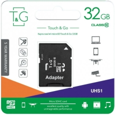 Купить Карта Памяти T&G MicroSDHC 32gb UHS-1 10 Class & Adapter Купить Карта Памяти T&G MicroSDHC 32gb UHS-1 10 Class & Adapter