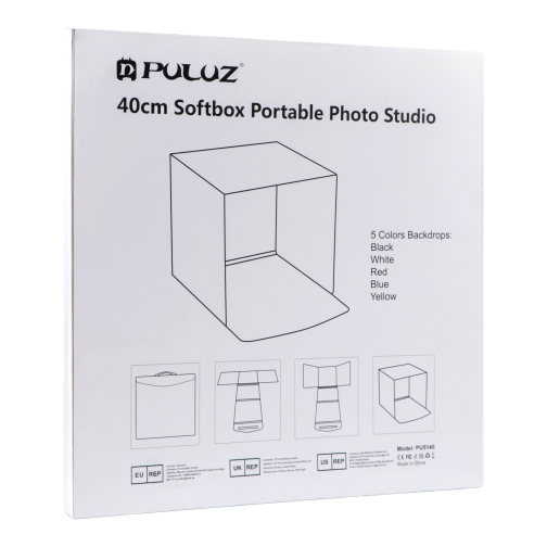 Купити Лайтбокс Puluz PU5041B 40 см Кільц Лампа 6 Фонів, 4