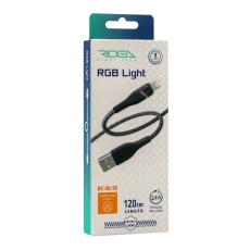 Купить USB Ridea RC-RL15 RGB Light Lightning 12W 1.2m